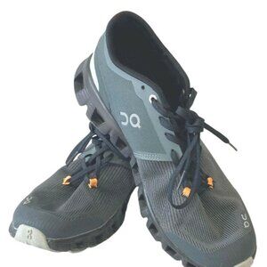 On Running Men's Cloud X Sneakers Size M8 EU41 Lightweight Gray Black